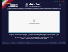 Tablet Screenshot of ducotex.com